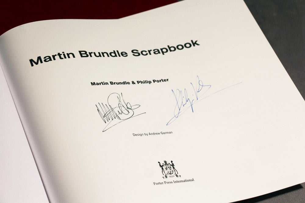 Signed edition of the Martin Brundle book
