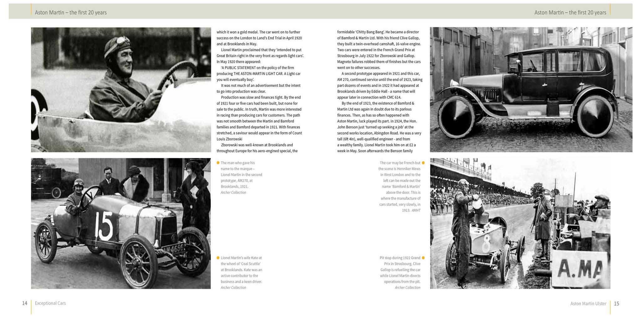 The First 20 years of Aston Martin