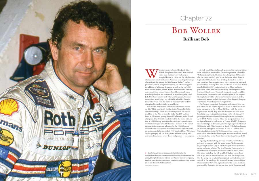 Bob Wollek racing driver