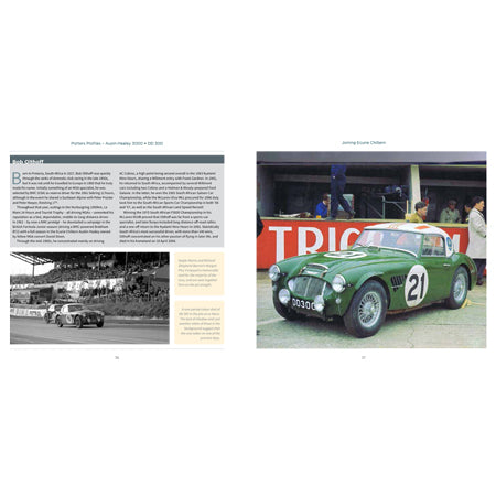 Austin Healey 3000 in the pits at Le Mans