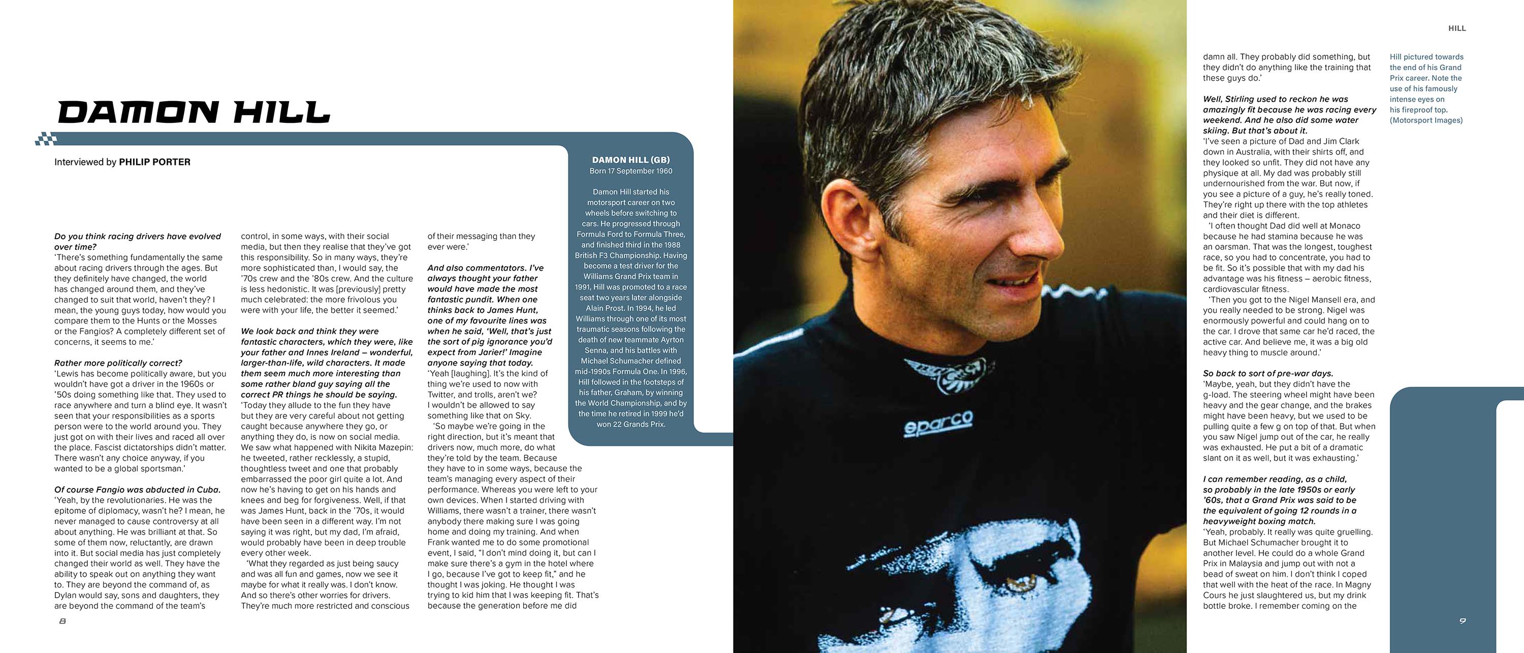 Interview with Damon Hill and Philip Porter