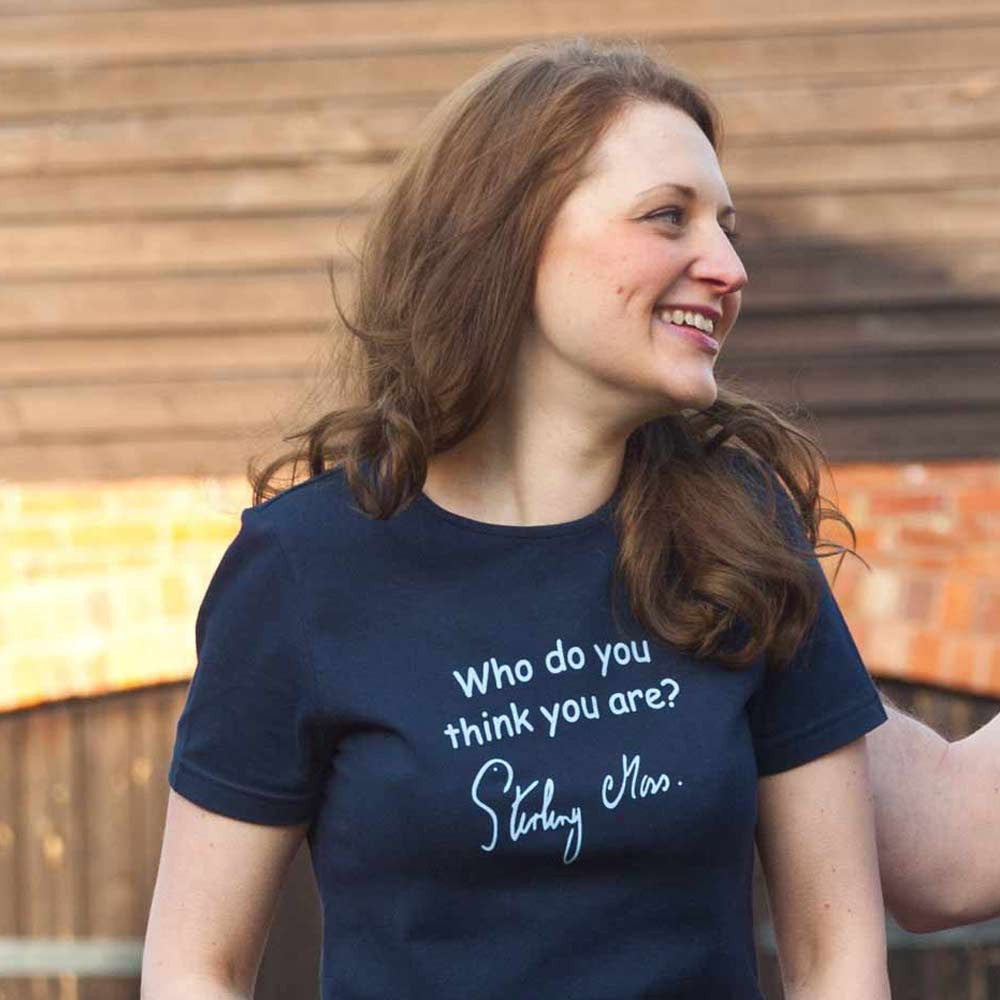 Stirling Moss T-shirt - Adult sizes in Navy - Women