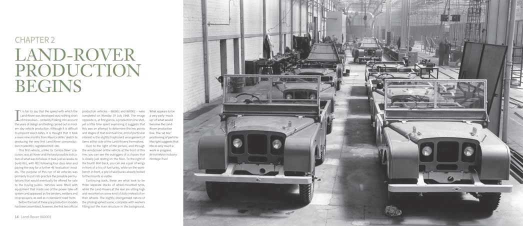 Land Rover production