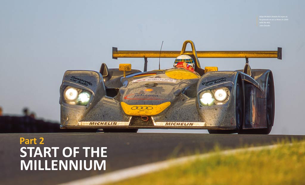 Allan McNish in the Audi R8