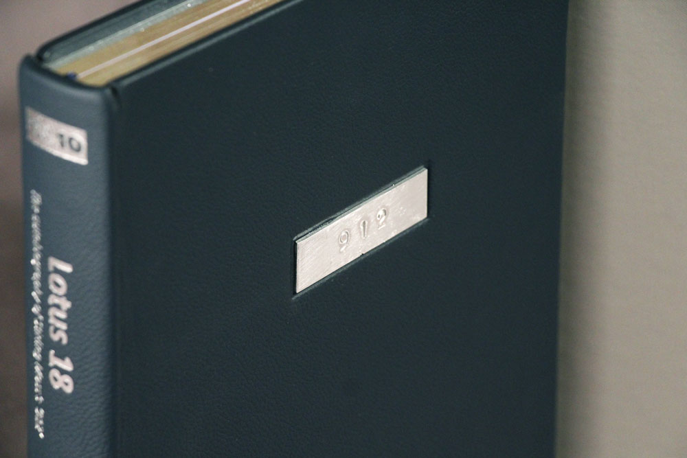 beautifully hand bound book 