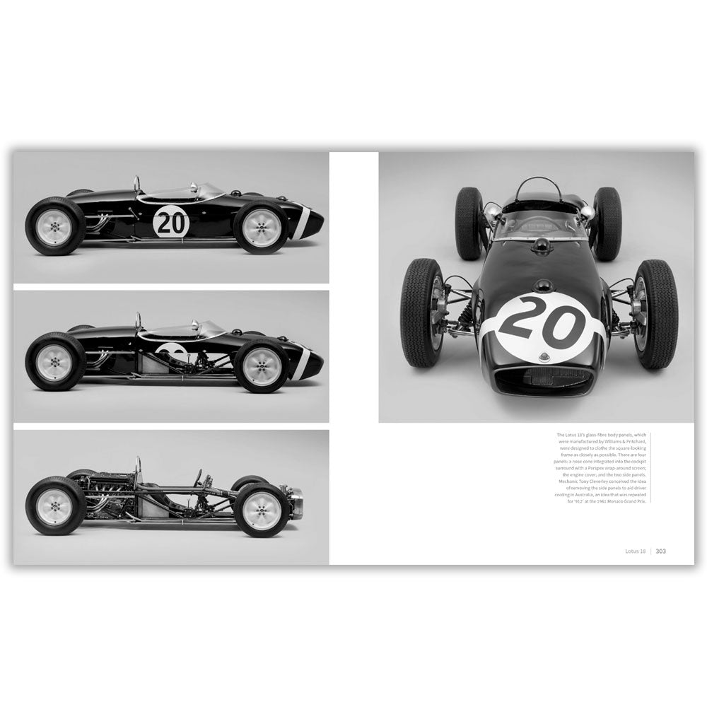 Lotus 18's glass-fibre body panels