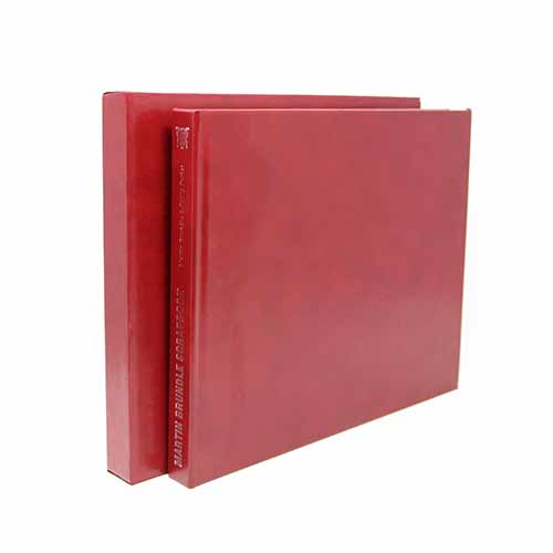 Leather book and slipcase