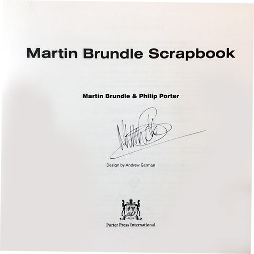 Signed by Martin Brundle