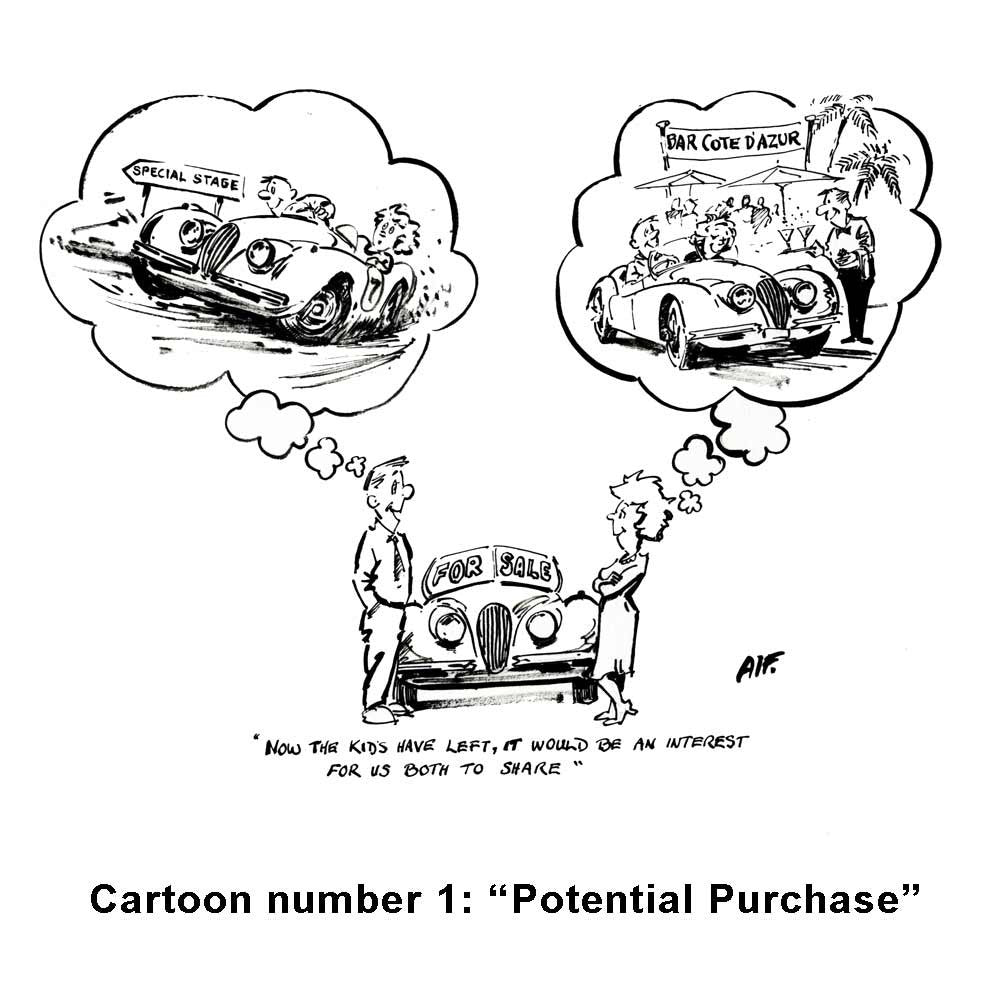 Alan Fearnley art book - cartoon - Potential Purchase