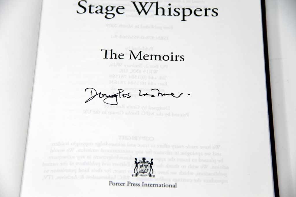 Signed by Douglas Wilmer 