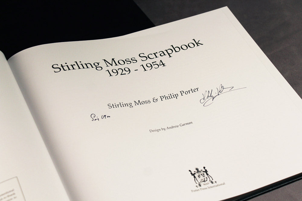 Sir Stirling Moss signature
