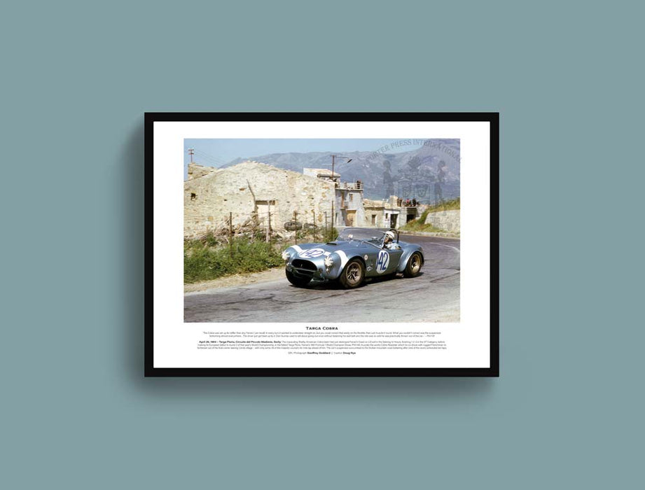 Exclusive Phil Hill racing print - 1964 Targa Florio