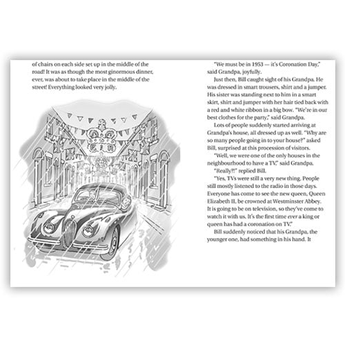 kid's car & history book