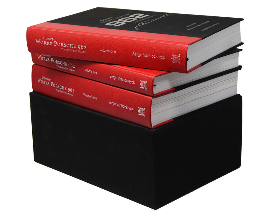 Three volume Works Porsche 962 books