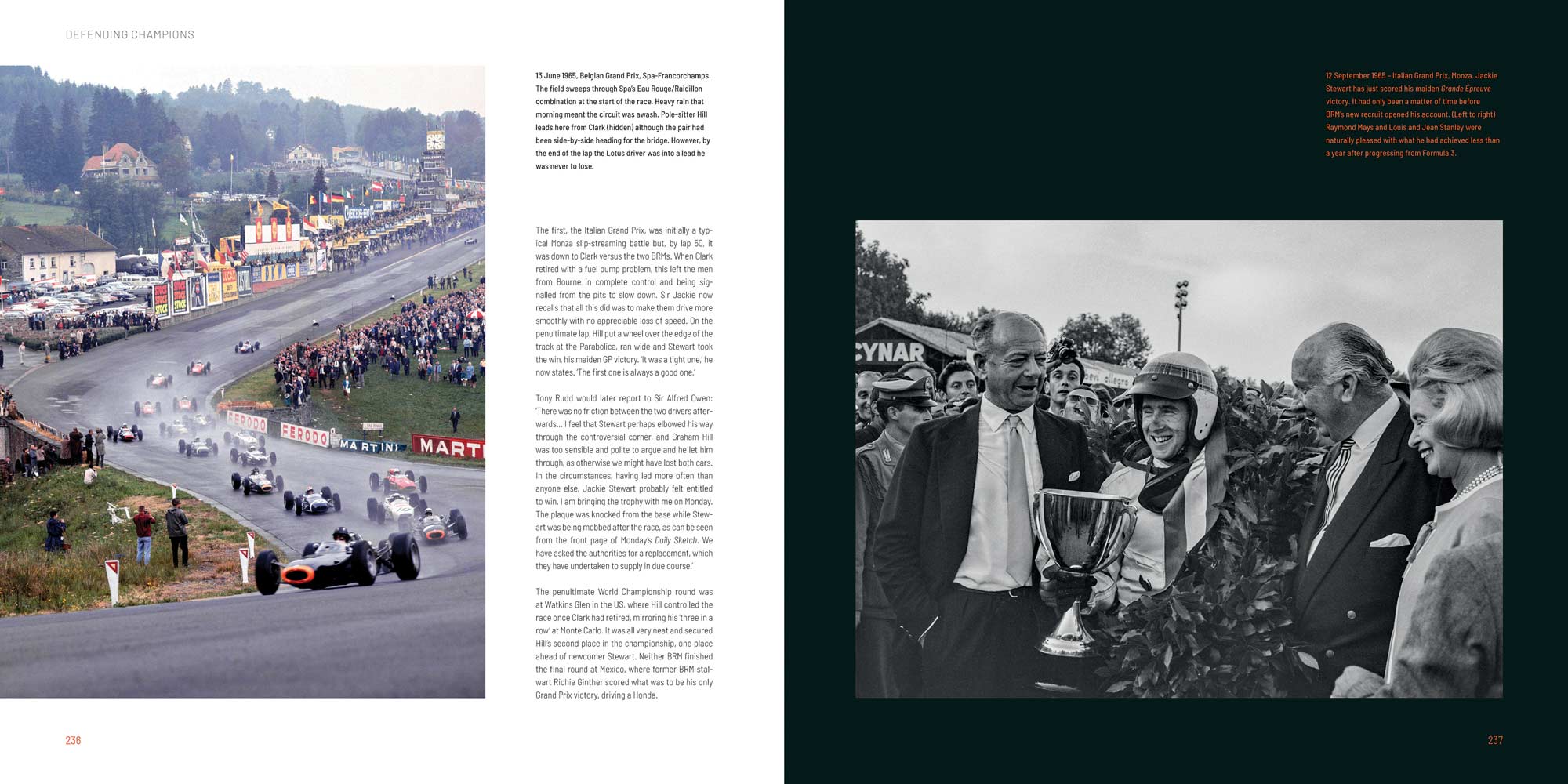 Jackie Stewart Victory for BRM