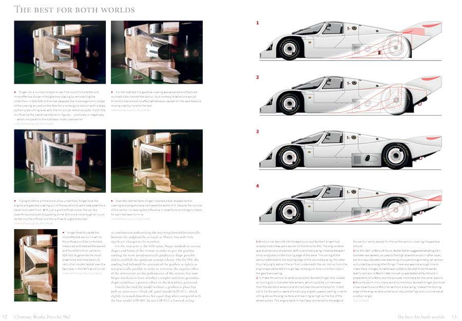 Works Porsche 962 wind-tunnel
